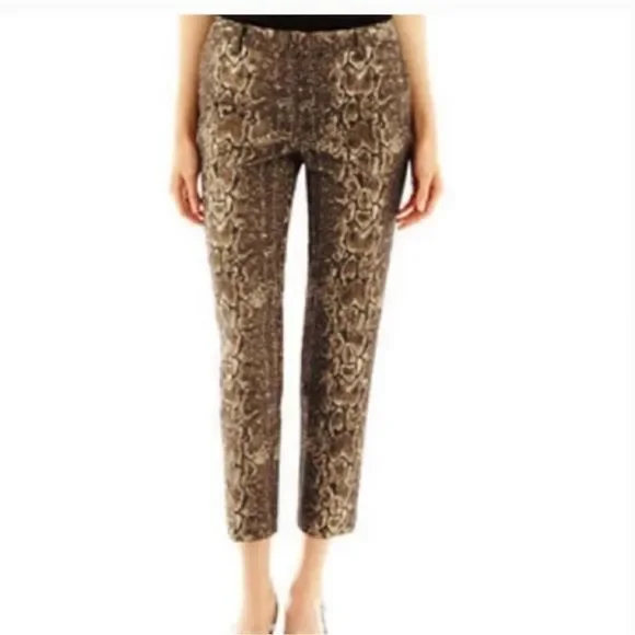 Sexy gold & black Worthington snake print pants - Picture 1 of 8